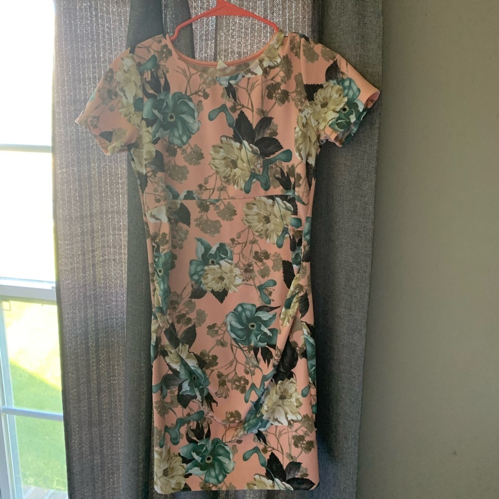 PinkBlush Floral maternity dress